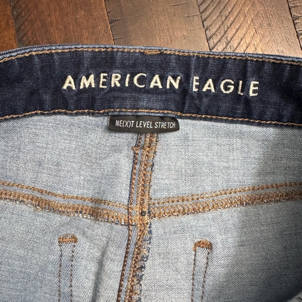 American Eagle Outfitters Dark Blue Skinny Jeans - Picture 5 of 7